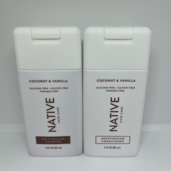 Native Coconut & Vanilla Travel Size Set Includes Shampoo & Conditioner 88 mL/ea - Picture 3 of 3